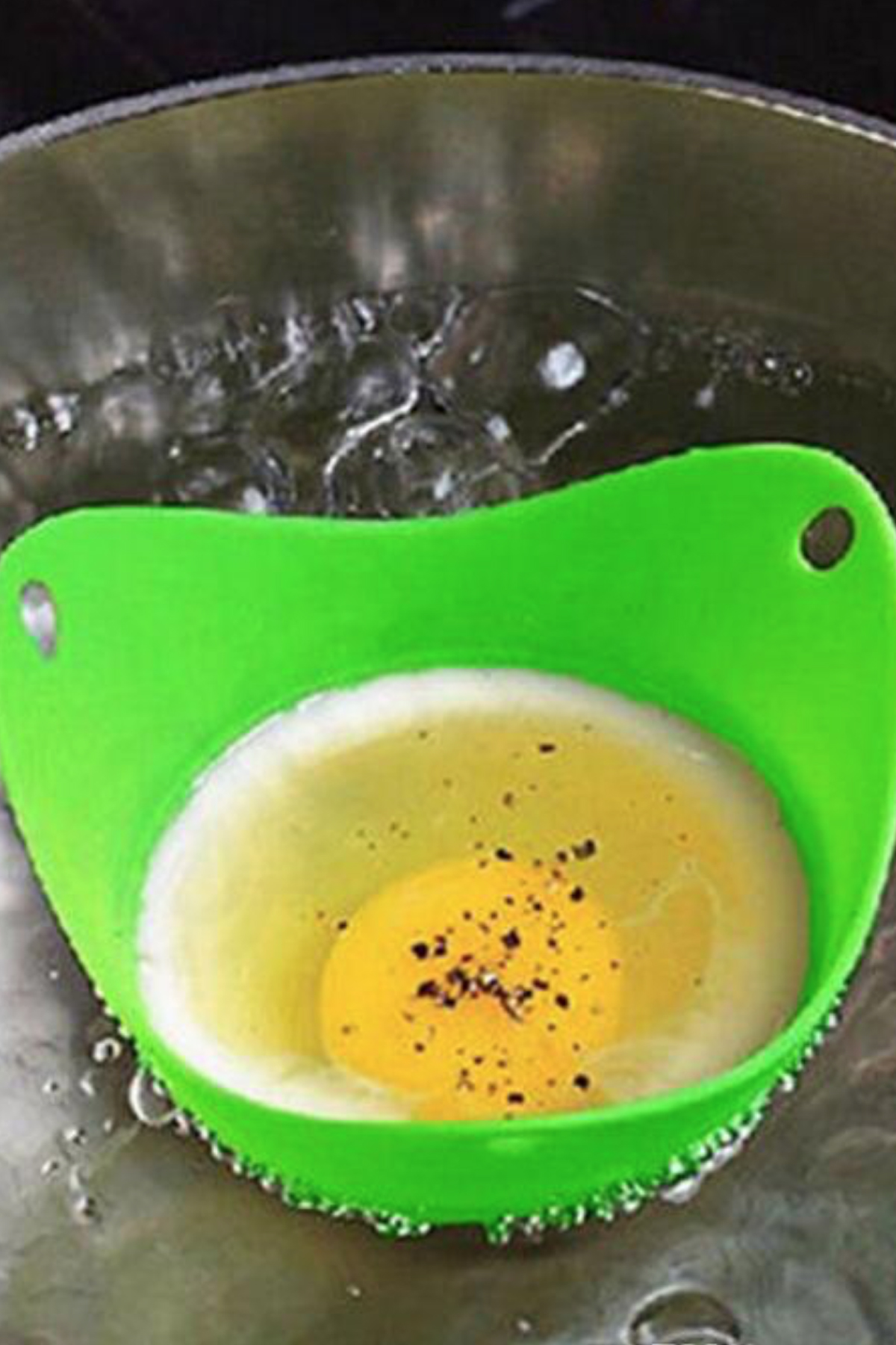 6pk Silicone Egg Poaching Cups Set - Gallery 9