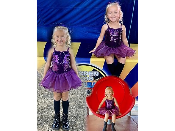 Girls Strap Ballet Tutu Dress