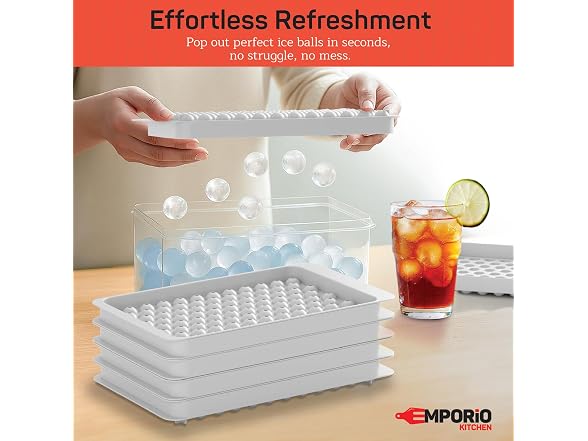 Emporio Kitchen Round Ice Cube Tray Set Pack of 1