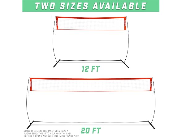 GoSports 12 ft Freestanding Volleyball Training Net