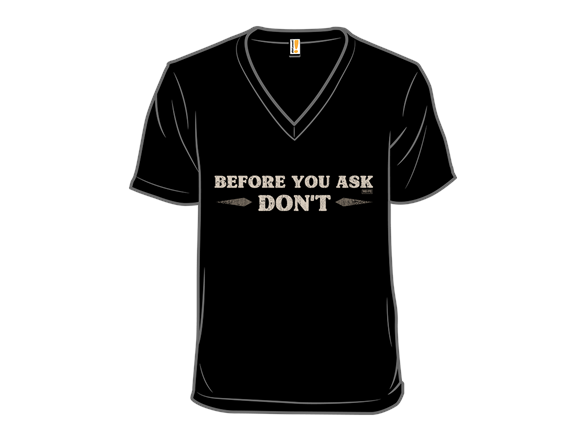 Before You Ask