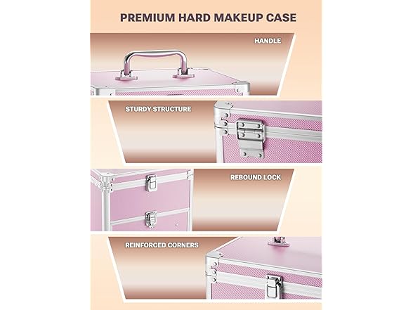 Qislee Makeup Box with Drawer