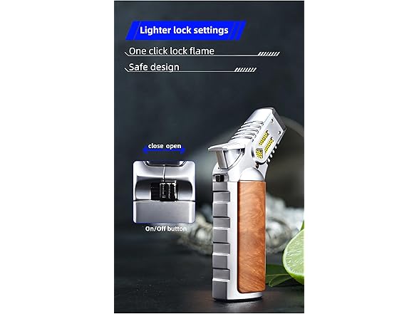 skyset Torch Metal Butane Gas Lighter