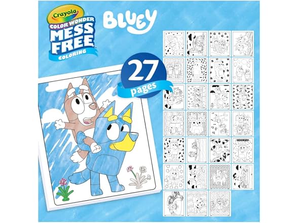 Crayola Color Wonder Bluey Activity Kit