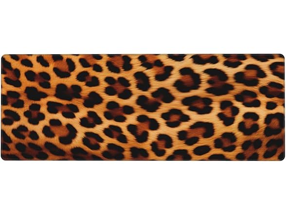 Gaming Mouse Pad, Large Non-Slip Rubber Leopard