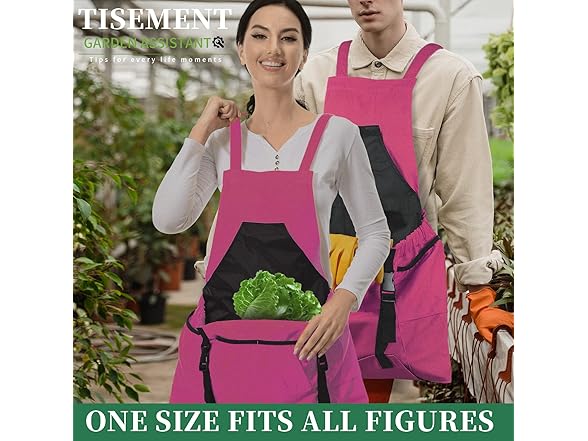TISEMENT Canvas Gardening Apron