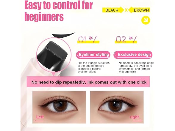 PAGE VINE Winged Eyeliner Stamp Pen