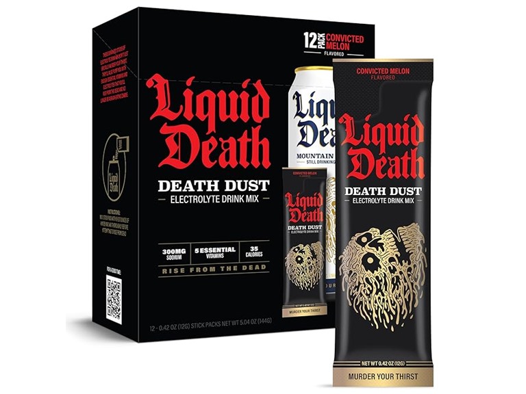 (36ct) Liquid Death Electrolyte Death Dust - Convicted Melon