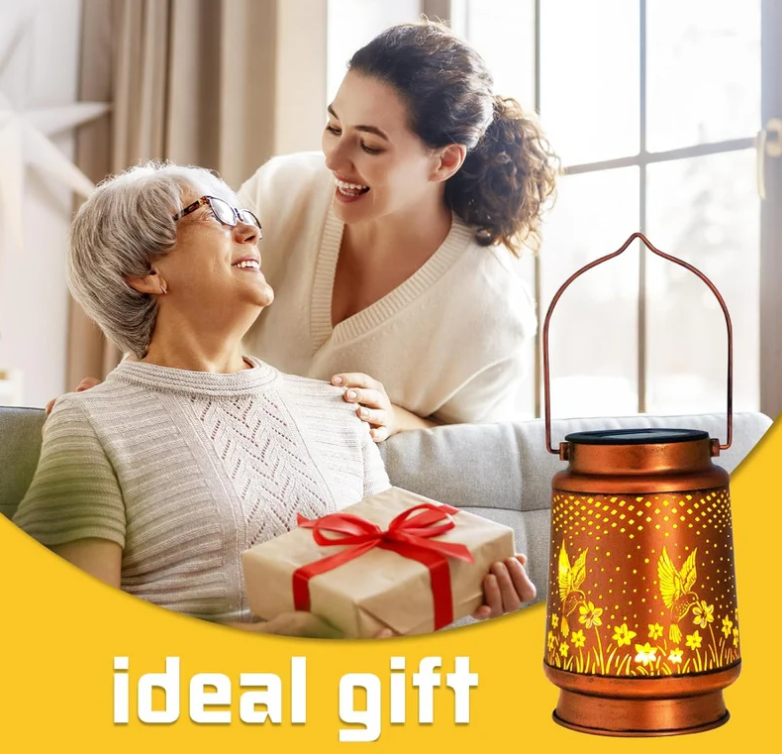 Hakol Hummingbird Solar Lantern Outdoor Hanging - Gallery 12