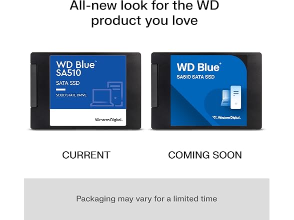(NEW) Western Digital 1TB WD Blue SA510 SATA Internal SSD