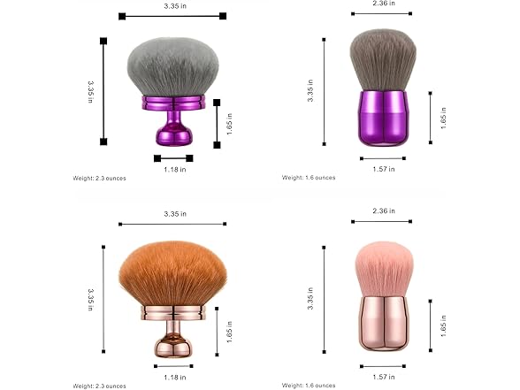 Extra Large Kabuki Brush Set