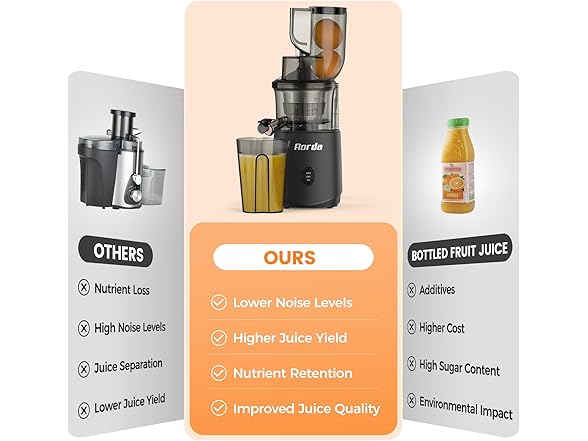Aorda cold press juicer
