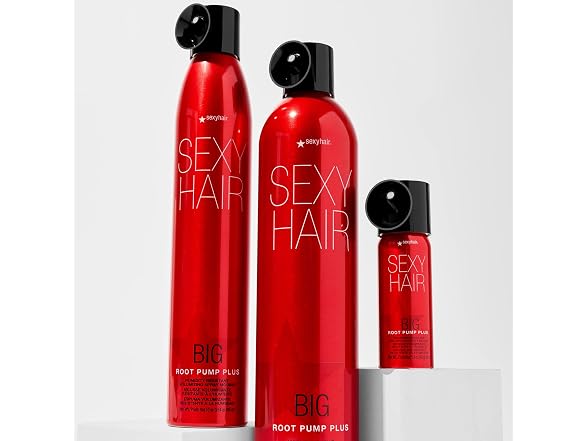 (3 Pack) Sexy Hair Root Pump Plus Spray Mousse, 1.6 oz