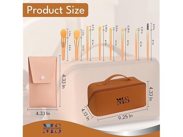 MOHICANSHOP Large Capacity Cosmetic Bag 