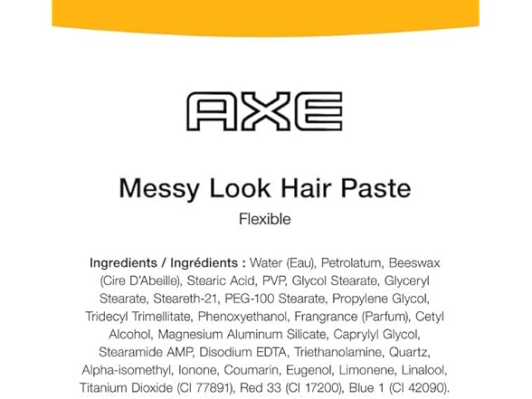 AXE Messy Look Hair Paste Flexible 2.64 oz