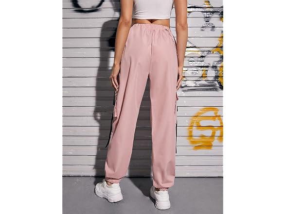 Didk Women (XL) High Waisted Flap Pocket Chain