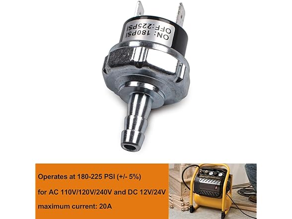 180-225 PSI Air Compressor Switch
