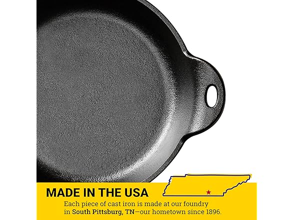 Lodge Round Cast Iron Mini Server (Pack of 4)