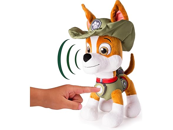 Paw Patrol Talking Tracker 12-Inch Tall Interactive Plush
