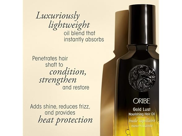 (2 Pack) Oribe Gold Lust Nourishing Hair Oil 3.4 oz,