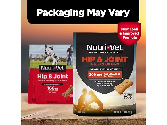 Nutri-Vet Hip & Joint Biscuits for Dogs