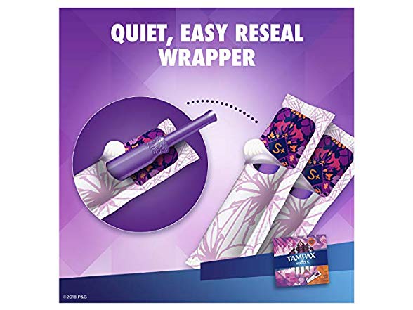 Tampax Radiant Plastic Tampons