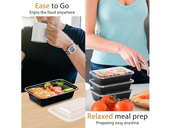 Meal Prep Containers Reusable with Lids