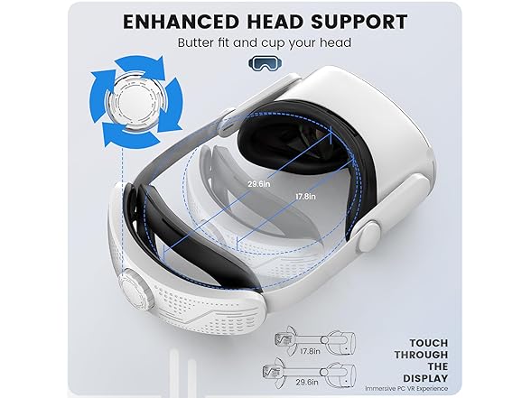 VZNEK Elite Comfort Head Strap for Meta Quest 3