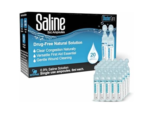 Saline Ampoules 20ct