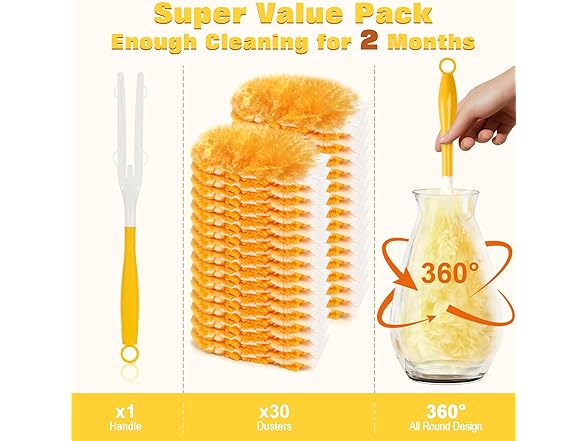 GTSSGTR 360° Heavy Duty Duster with Refills