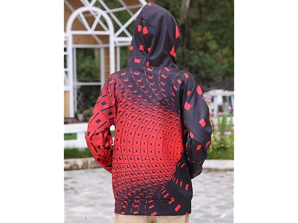 Raisevern Boys (8-11) Cool 3D Pullover Hoodie