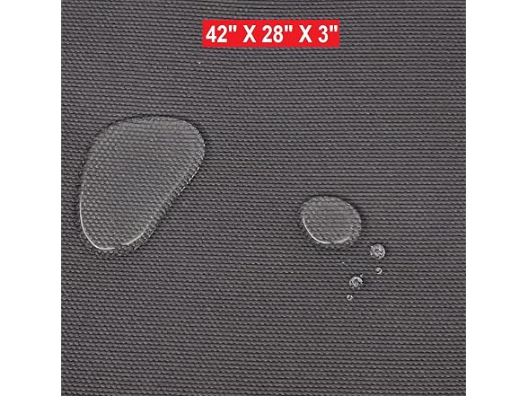 Dogbed4less Memory Foam Dog Bed 42X28X3 Space Gray
