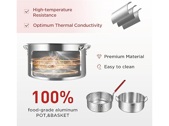 Red Mountain Valley 10.5Q Outdoor Propane Fryer