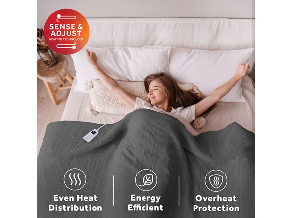 Sunbeam Royal Posh Night Fog Heated Blanket