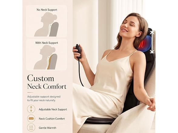 comrelax Heat & Cool Chair Massager Pad