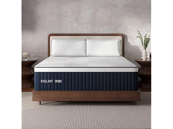 DIGLANT 14 Inch Euro Top MDI Memory Foam King Mattress
