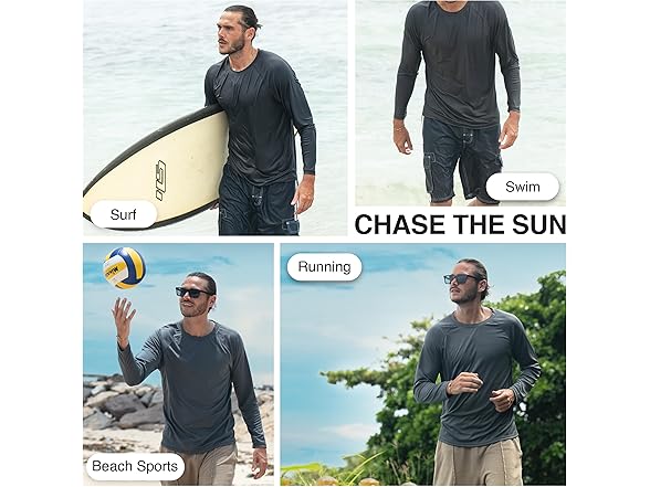 Kanu Men's Charcoal Rashguard (M)