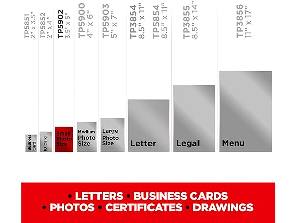 Scotch Thermal Laminating Pouches ID Badge With Clip