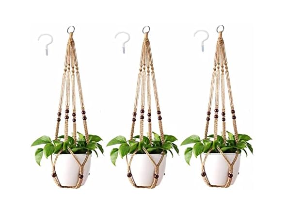 AKEIE Macrame Plant Hanger 3 Pack