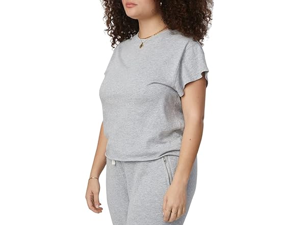 Bandier Women's Grey Aster Crew Neck (XL)