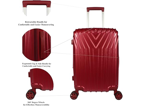 World Traveler Skyline Hardside 24-Inch Spinner 