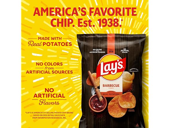 Lays Potato Chips Barbecue Pack of 64