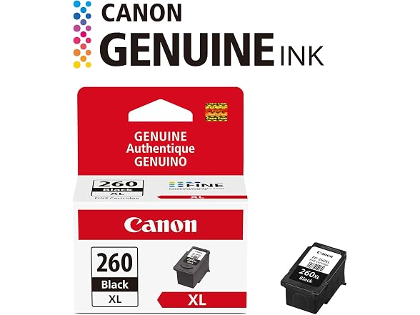 Canon PG-260 XL Genuine Black Ink Cartridge