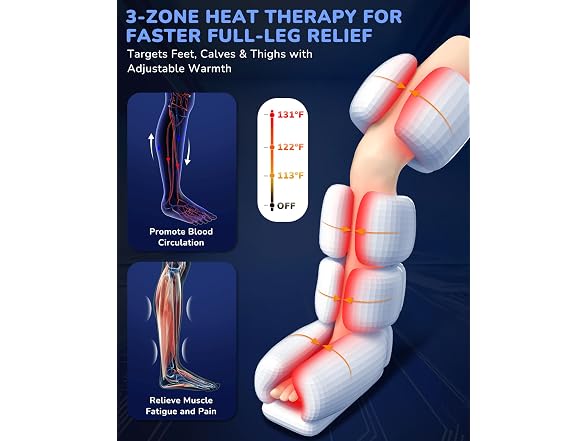 Leg Compression Massager with Heat