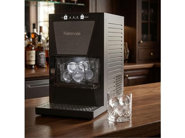 Kenmore Clear Sphere Ice Ball Maker Countertop