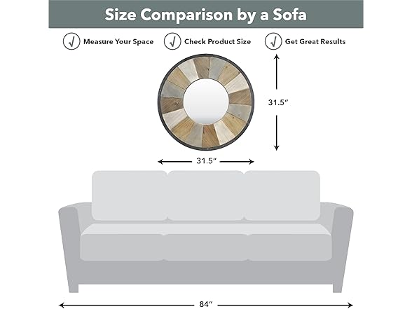 FirsTime & Co. Brown Adler Mirror