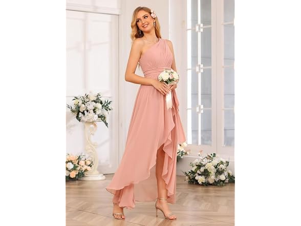 Miao Duo Women (4) High Low Bridesmaid Dress