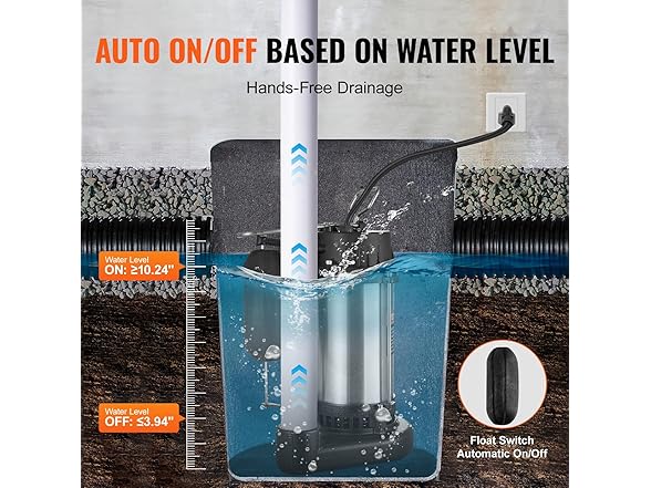 VEVOR Submersible Sewage Pump