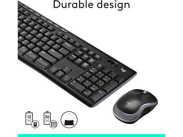 Logitech MK270 Wireless Keyboard and Mouse Combo for Windows - Gallery 6