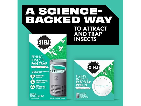 STEM Flying Insect Fan Trap UV2-Device